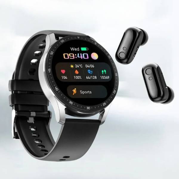 Smartwatch com Fone Bluetooth TWS