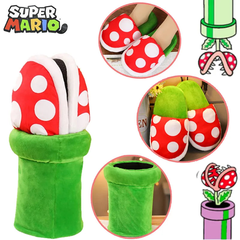 Pantufa Super Mario Planta Piranha