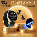 Smartwatch com Fone Bluetooth TWS