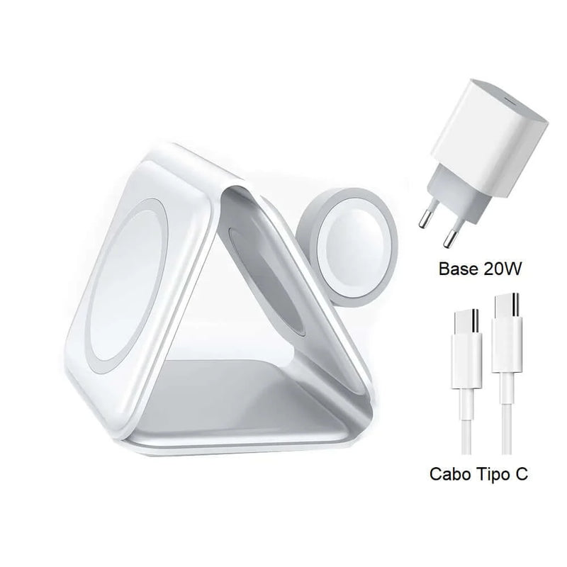 Carregador Triplo Indução